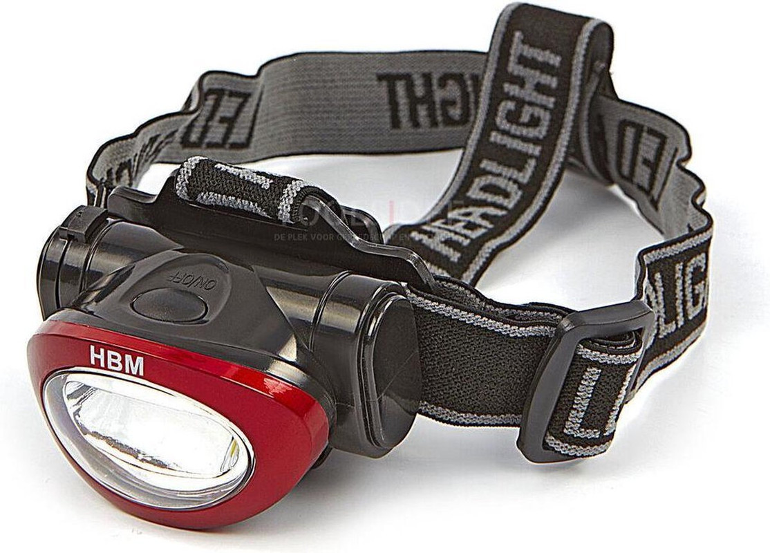 Портативний налобний світлодіодний ліхтарик HBM 120 Lm (8917)